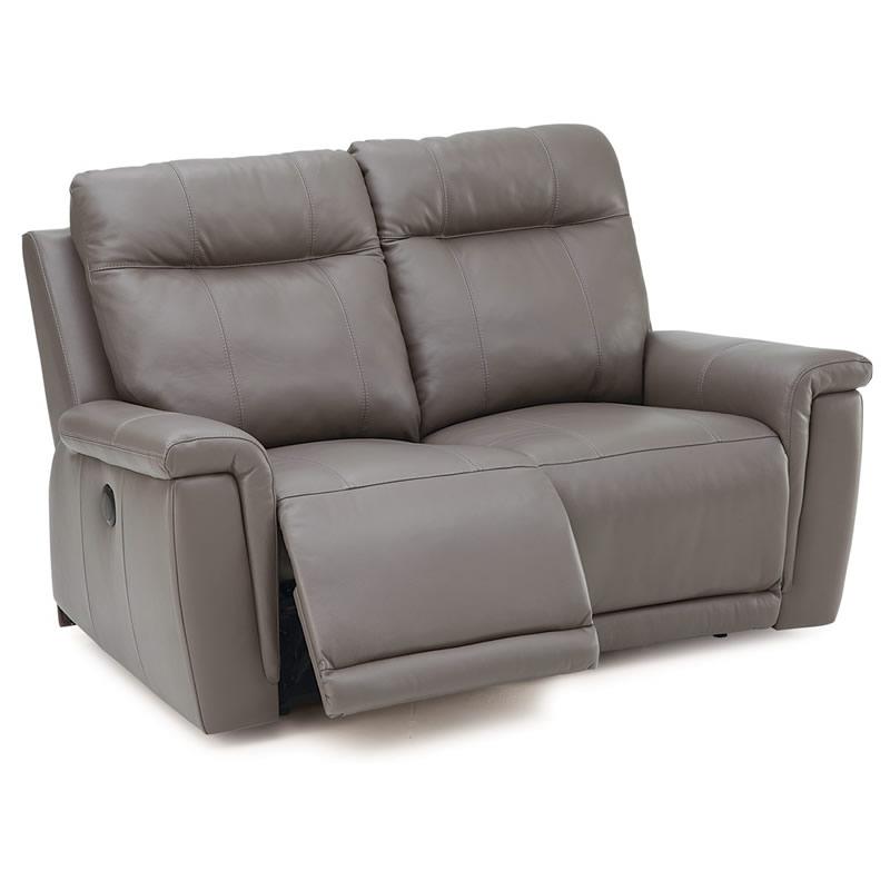 Westpoint Reclining Leather Loveseat IMAGE 1