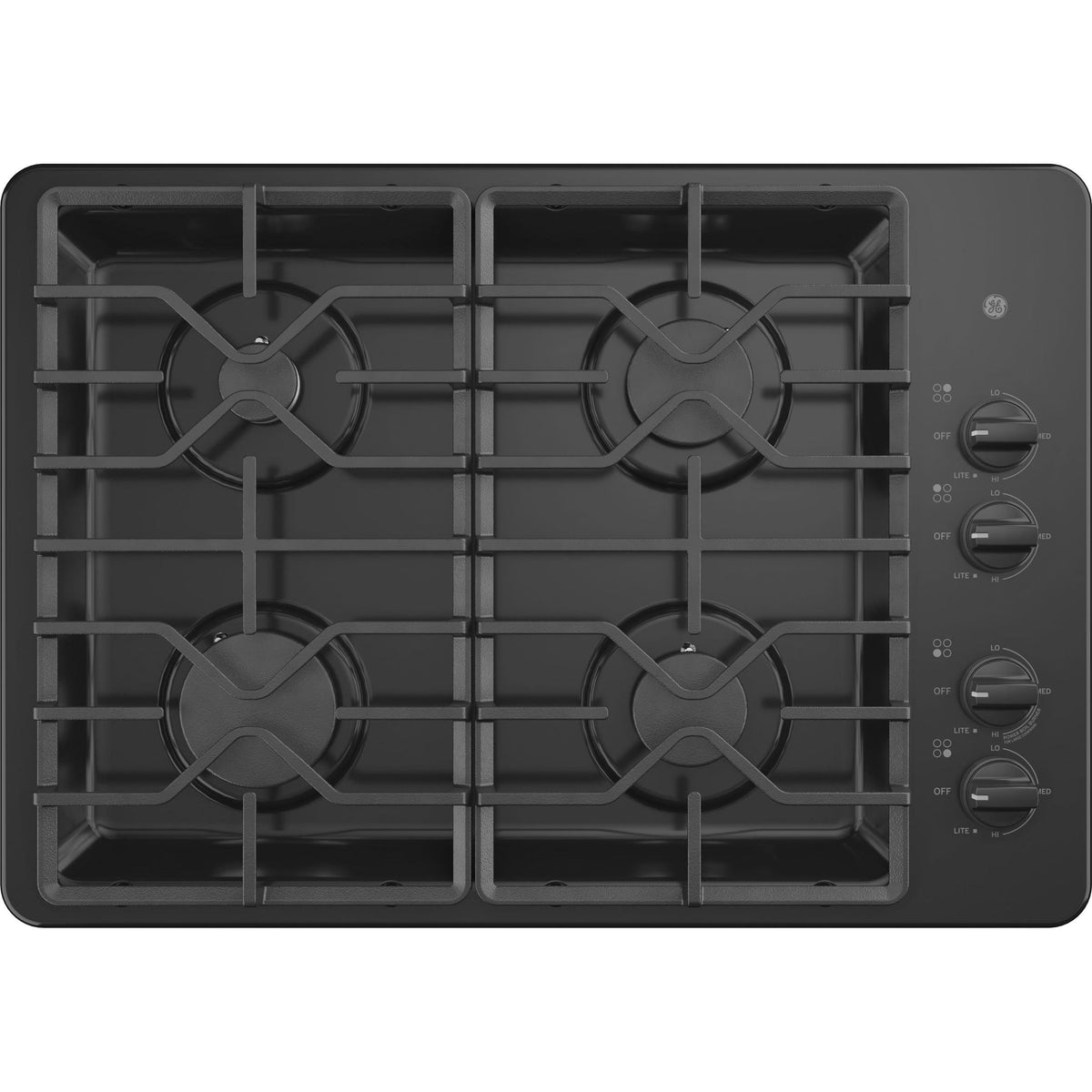 30-inch Built-In Gas Cooktop JGP3030DLBB IMAGE 1