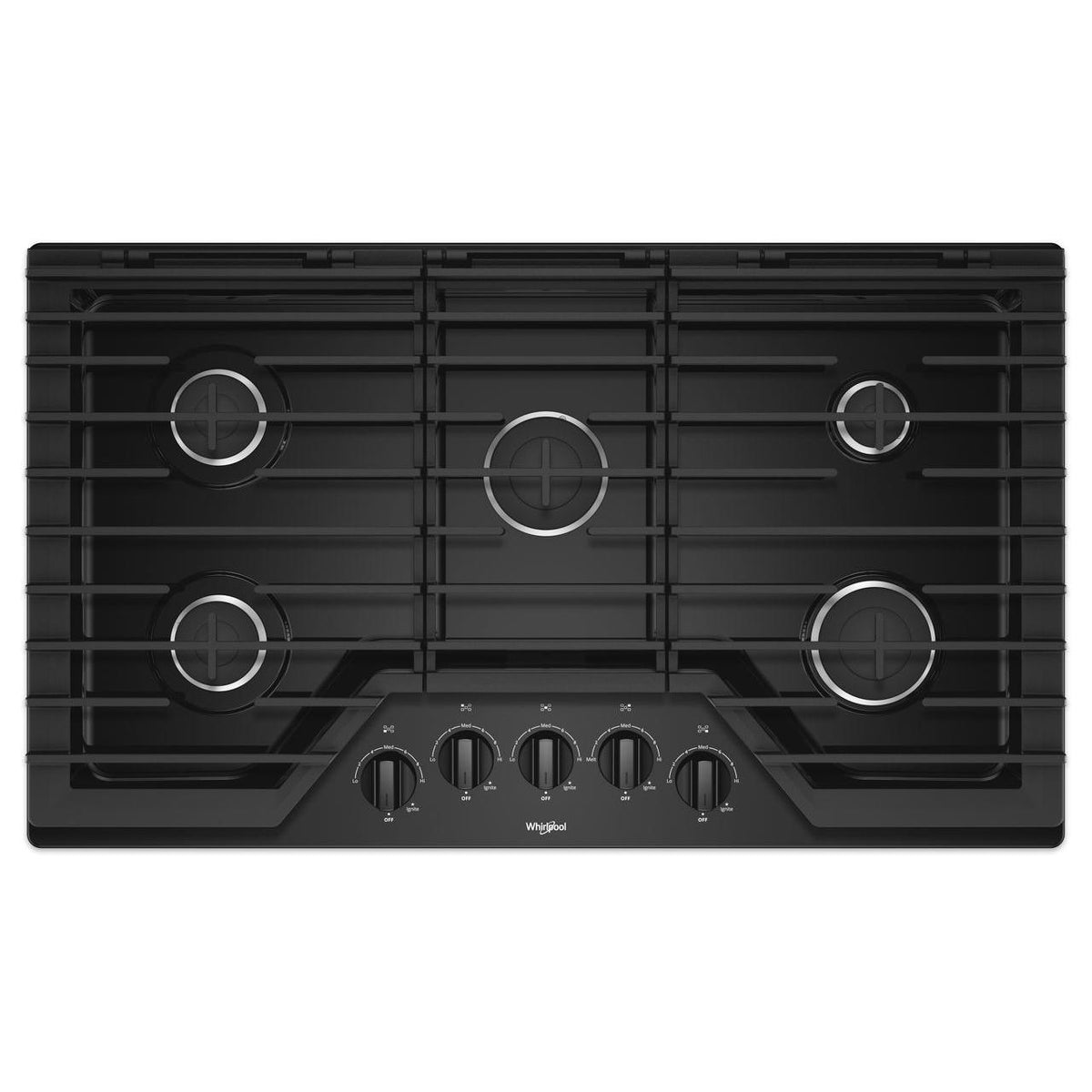 36-inch, Built-in, Gas Cooktop with EZ-2-Lift™ WCG55US6HB IMAGE 1