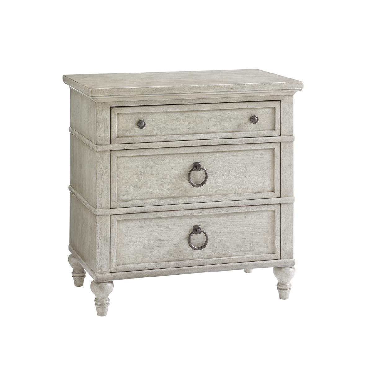 Oyster Bay 3-Drawer Nightstand IMAGE 1