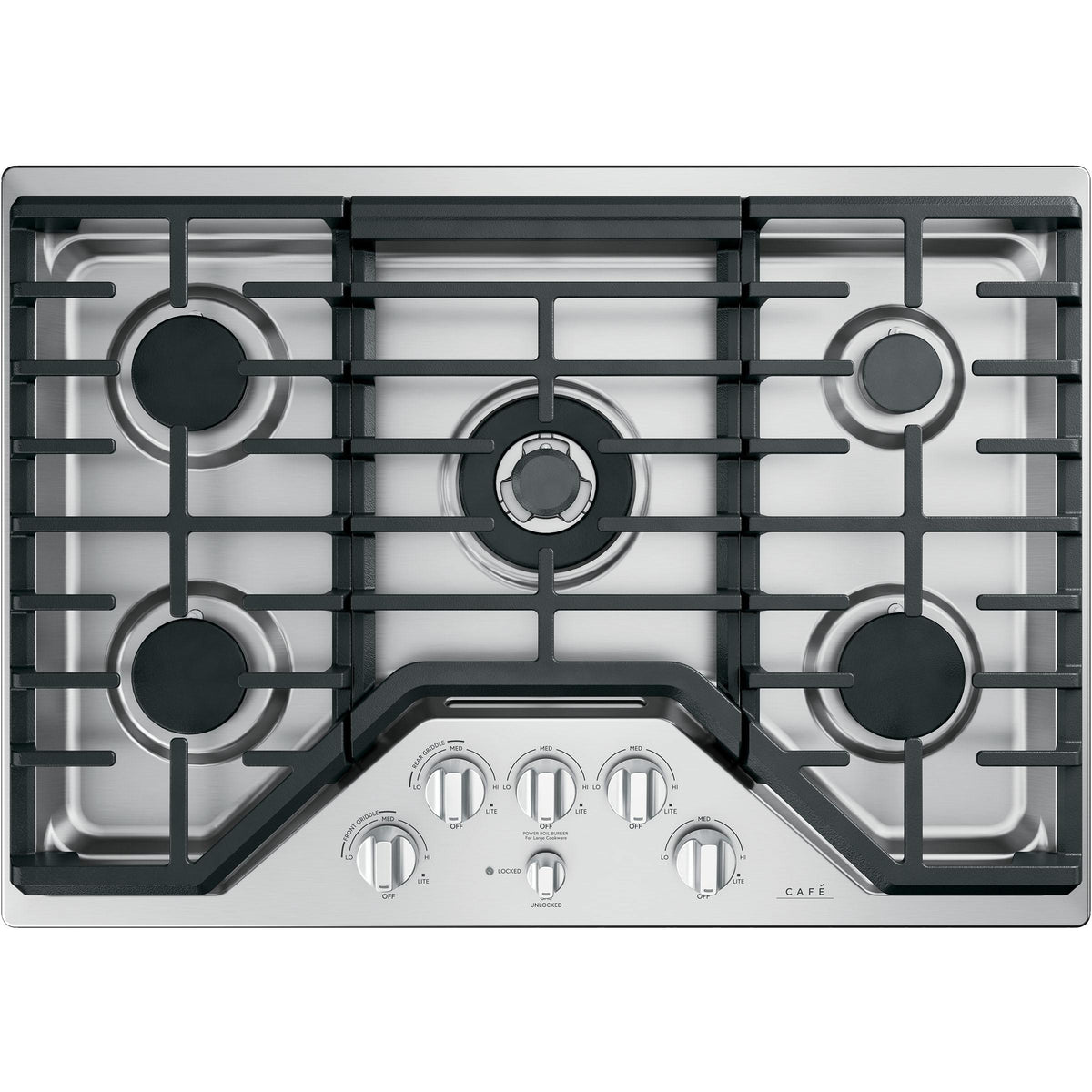 30-inch Built-In Gas Cooktop CGP95302MS1 IMAGE 1