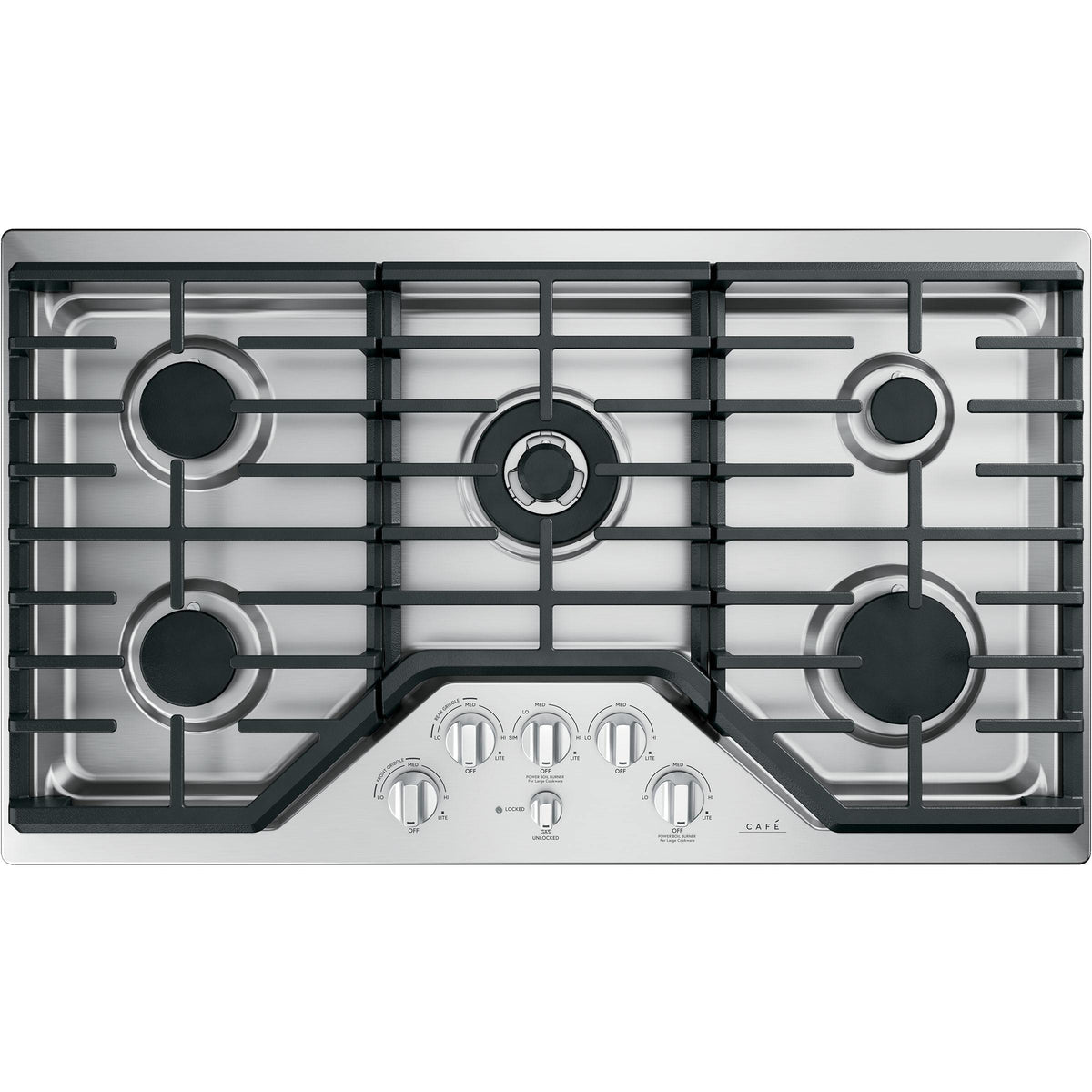 36-inch Built-In Gas Cooktop CGP95362MS1 IMAGE 1