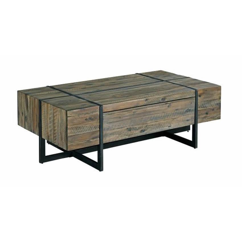 Modern Timber Cocktail Table IMAGE 1