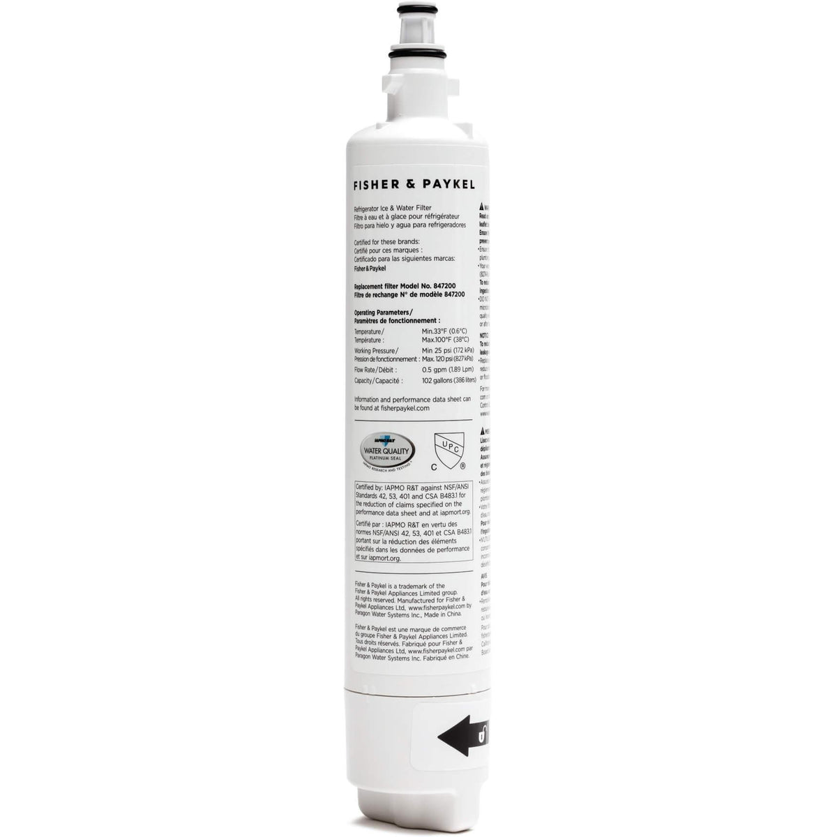 Refrigeration Accessories Water Filter 847200 IMAGE 1