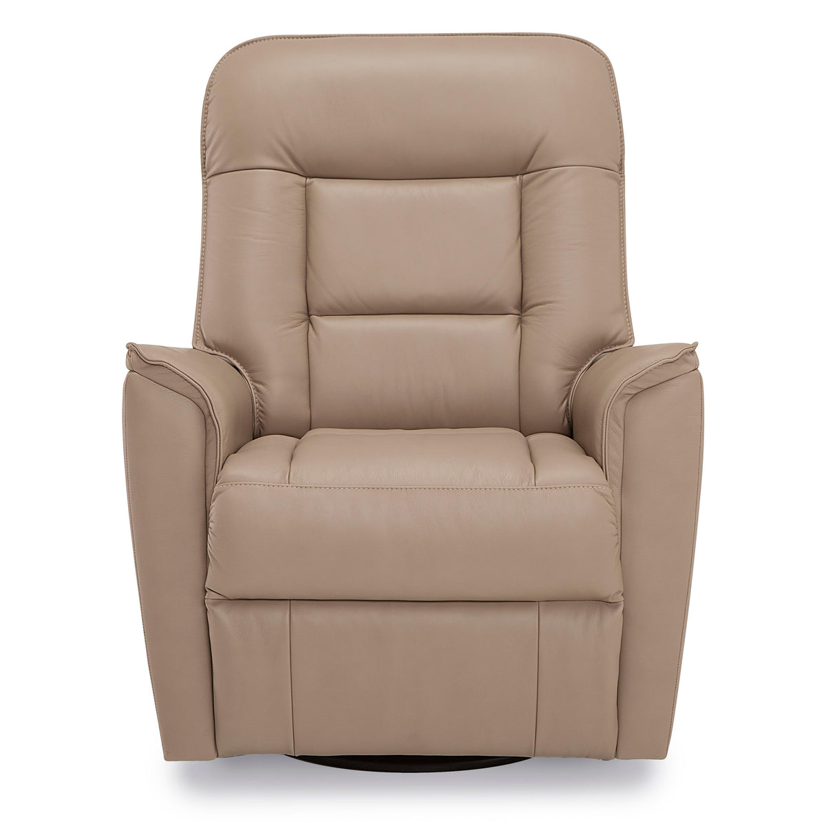 Dover Power Swivel Glider Leather Recliner IMAGE 1