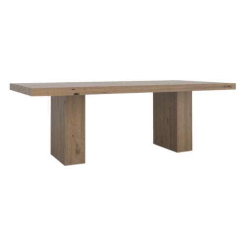Loft Dining Table with Pedestal Base IMAGE 1