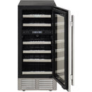 28-Bottle Wine Cooler with Dual Zone with LED Lighting MWC28-DSS IMAGE 2