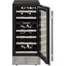 28-Bottle Wine Cooler with Dual Zone with LED Lighting MWC28-DSS IMAGE 3