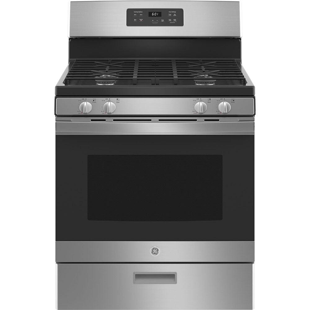 30-inch Freestanding Gas Range with Broiler Drawer JCGBS61RPSS IMAGE 1