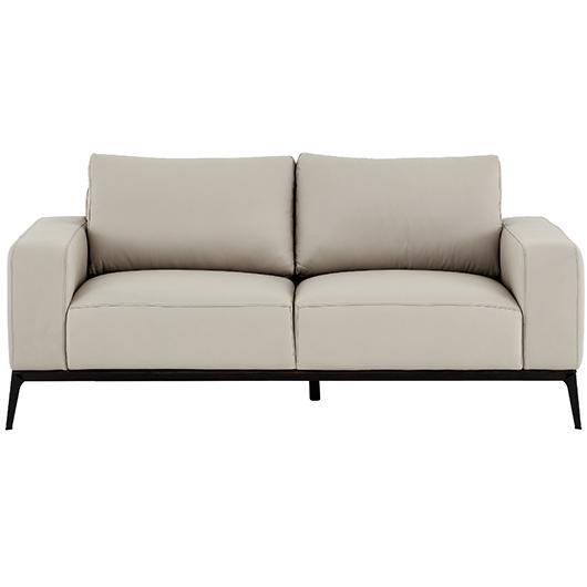 Nice Stationary Leather Sofa IMAGE 1