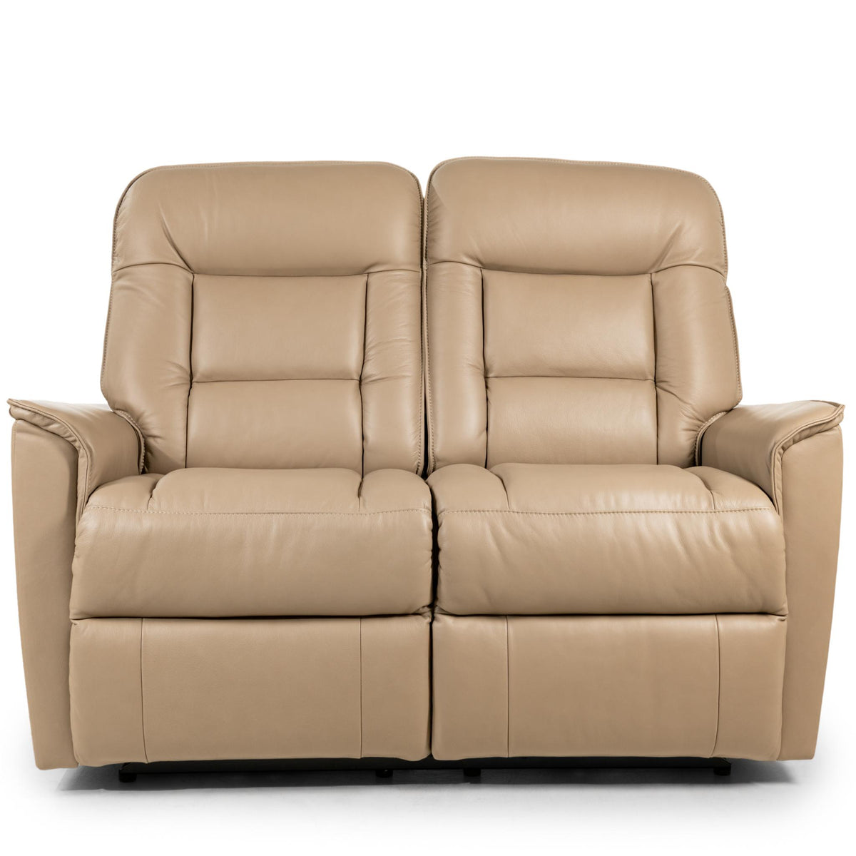 Dover Power Reclining Leather Loveseat IMAGE 1