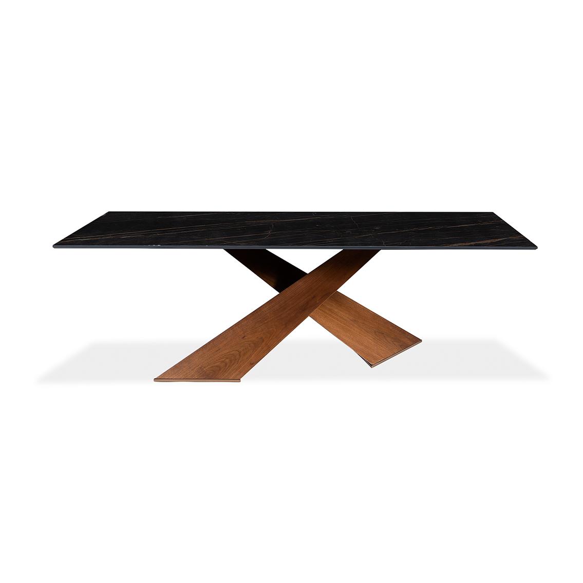 Xavier Dining Table with Ceramic Top IMAGE 1