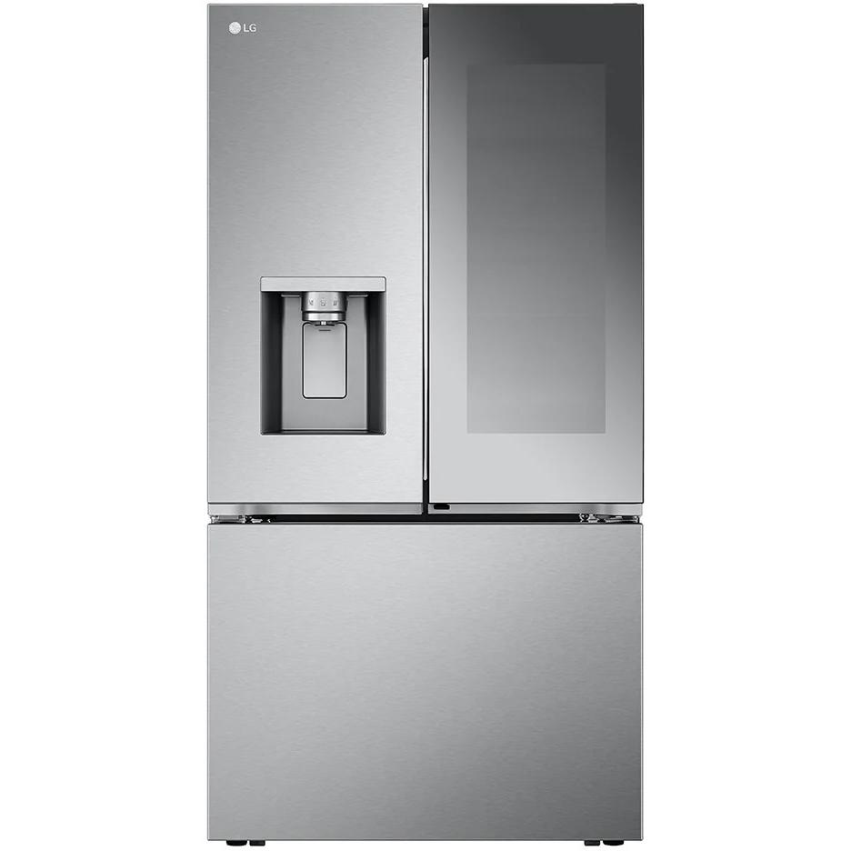 36-inch, 26 cu. ft. Counter-Depth MAX™ French 3-Door Refrigerator with Mirror InstaView® LRYKC2606S IMAGE 1
