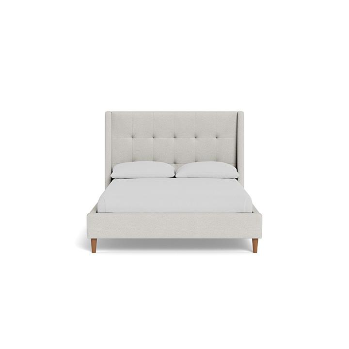 Palermo Queen Upholstered Panel Bed IMAGE 1