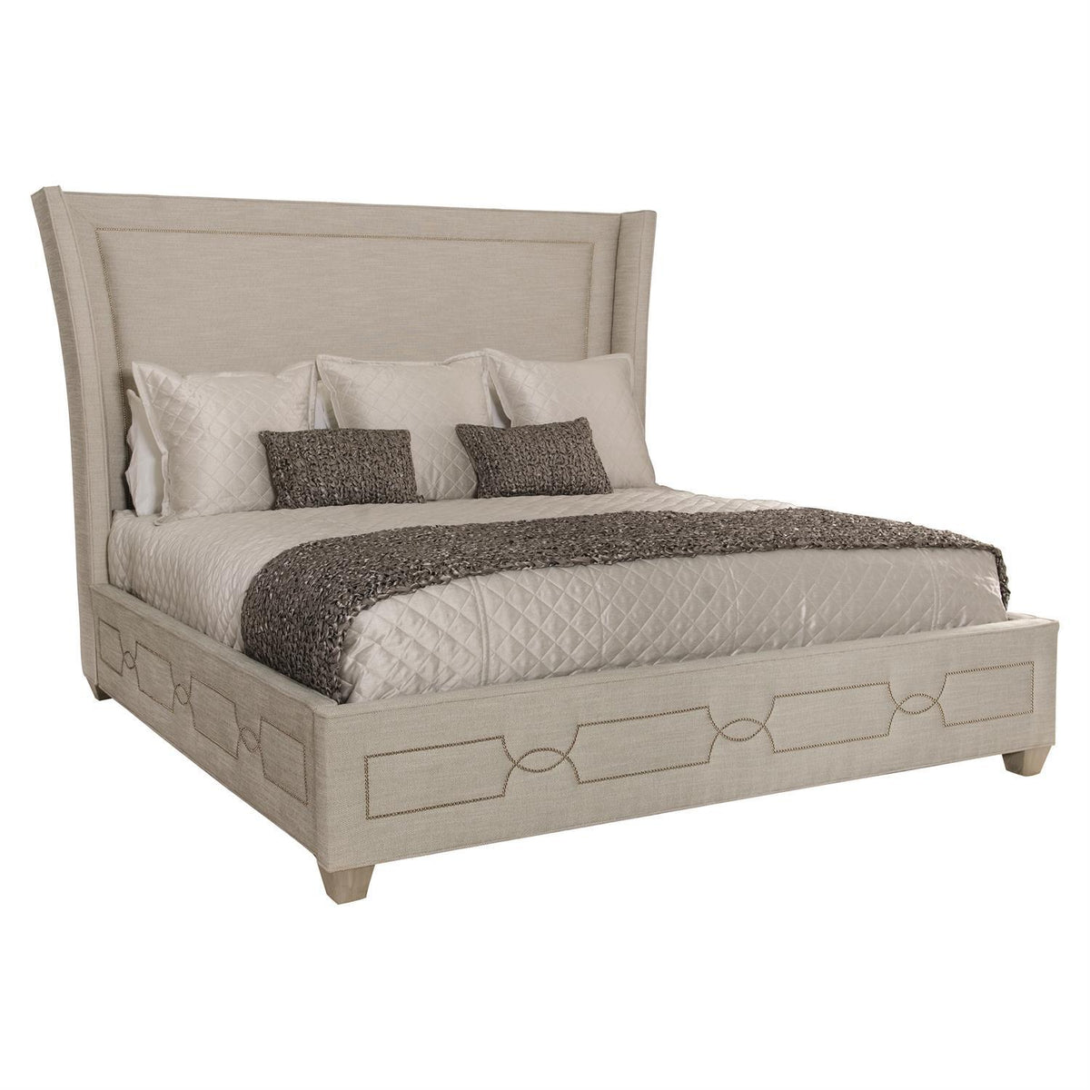 Criteria King Upholstered Panel Bed IMAGE 1