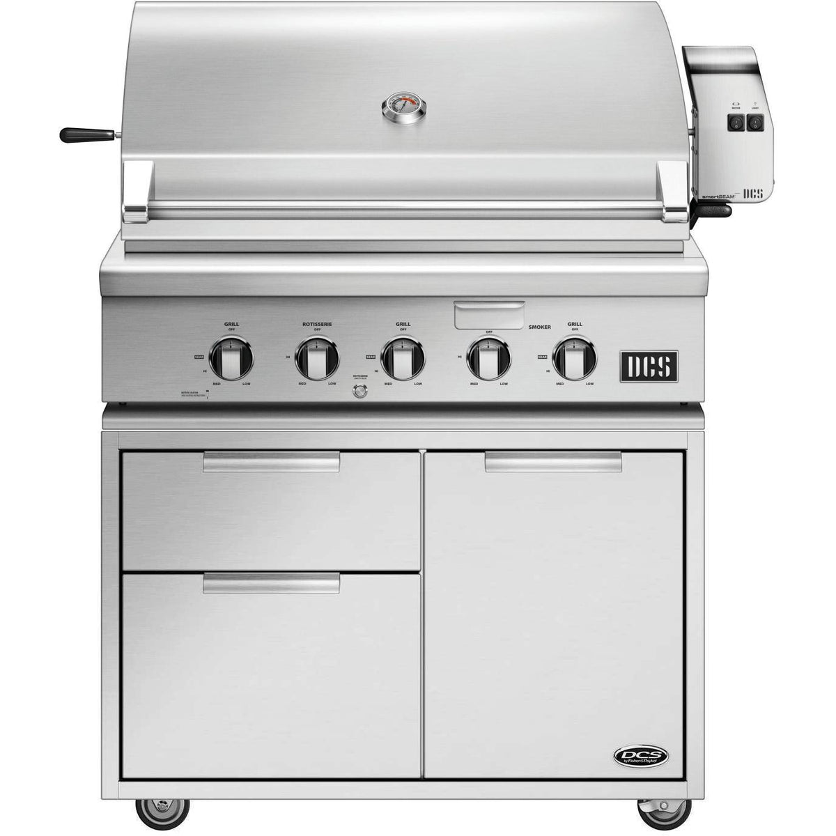 Series 7 Gas Grill with Rotisserie and Cart BH136RL, CAD136E IMAGE 1