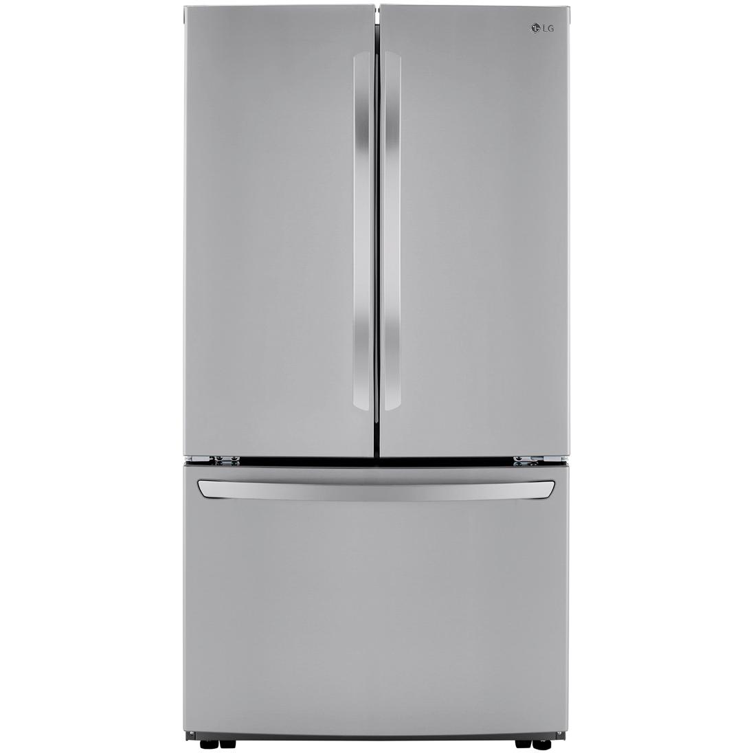 36-inch, 23.0 cu. ft. French 3-Door Refrigerator with Smart Diagnosis LRFCC23D6S IMAGE 1