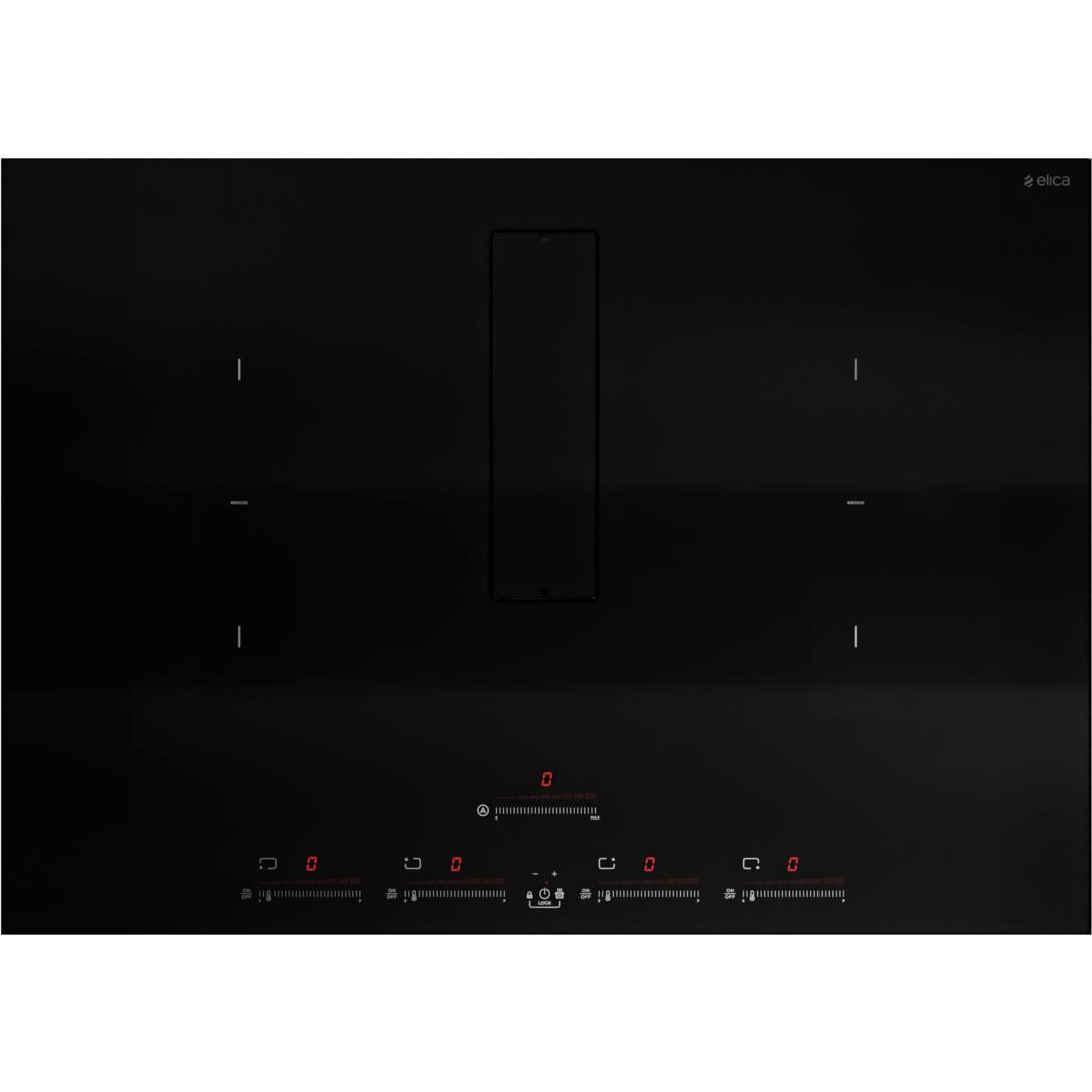 30-inch Built-in Induction Cooktop with 2 in 1 Downdraft ENF430BL IMAGE 1