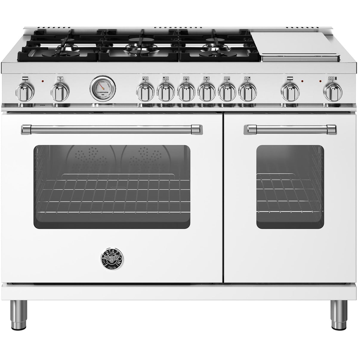 48-inch Freestanding Dual Fuel Range with Griddle MAS486GDFMBIV IMAGE 1