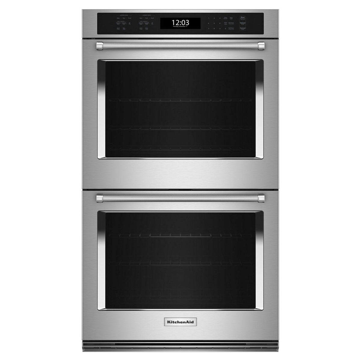 27-inch, 8.6 cu. ft. Built-in Double Wall Oven with Air Fry KOED527PSS IMAGE 1