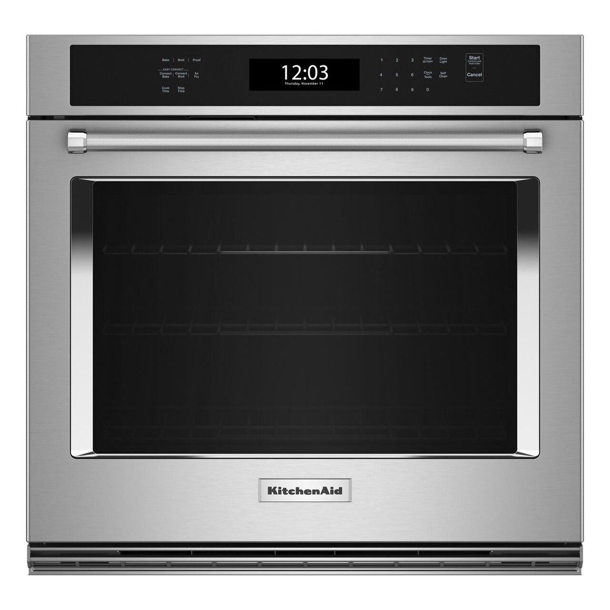 30-inch, 5.0 cu. ft. Built-in Wall Oven with Air Fry KOES530PSS IMAGE 1