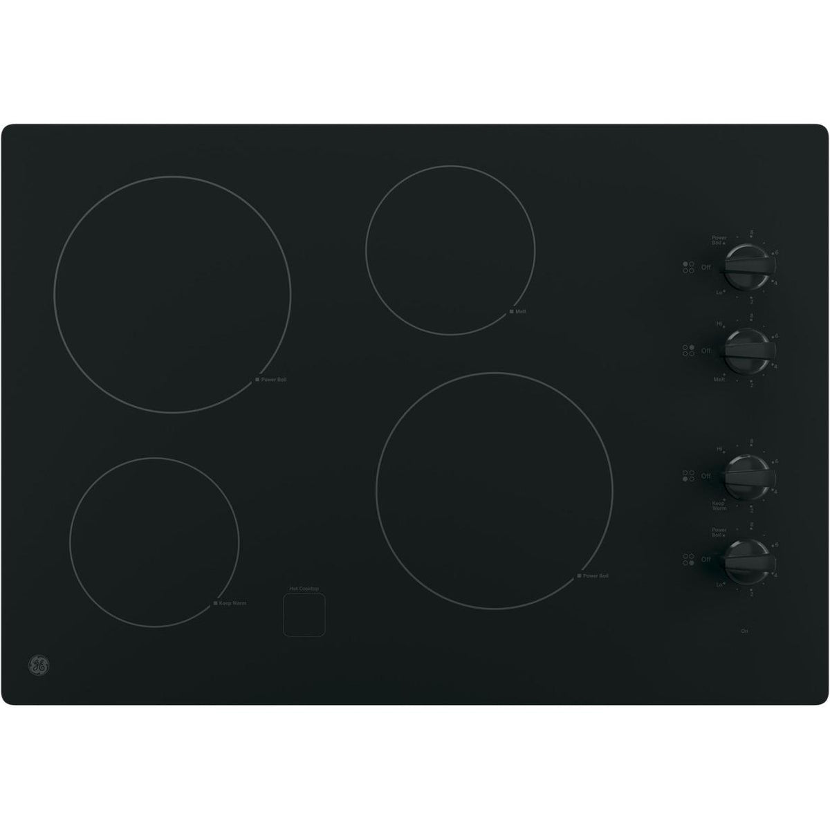 30-inch Built-in Electric Cooktop JP3030DWBB IMAGE 1