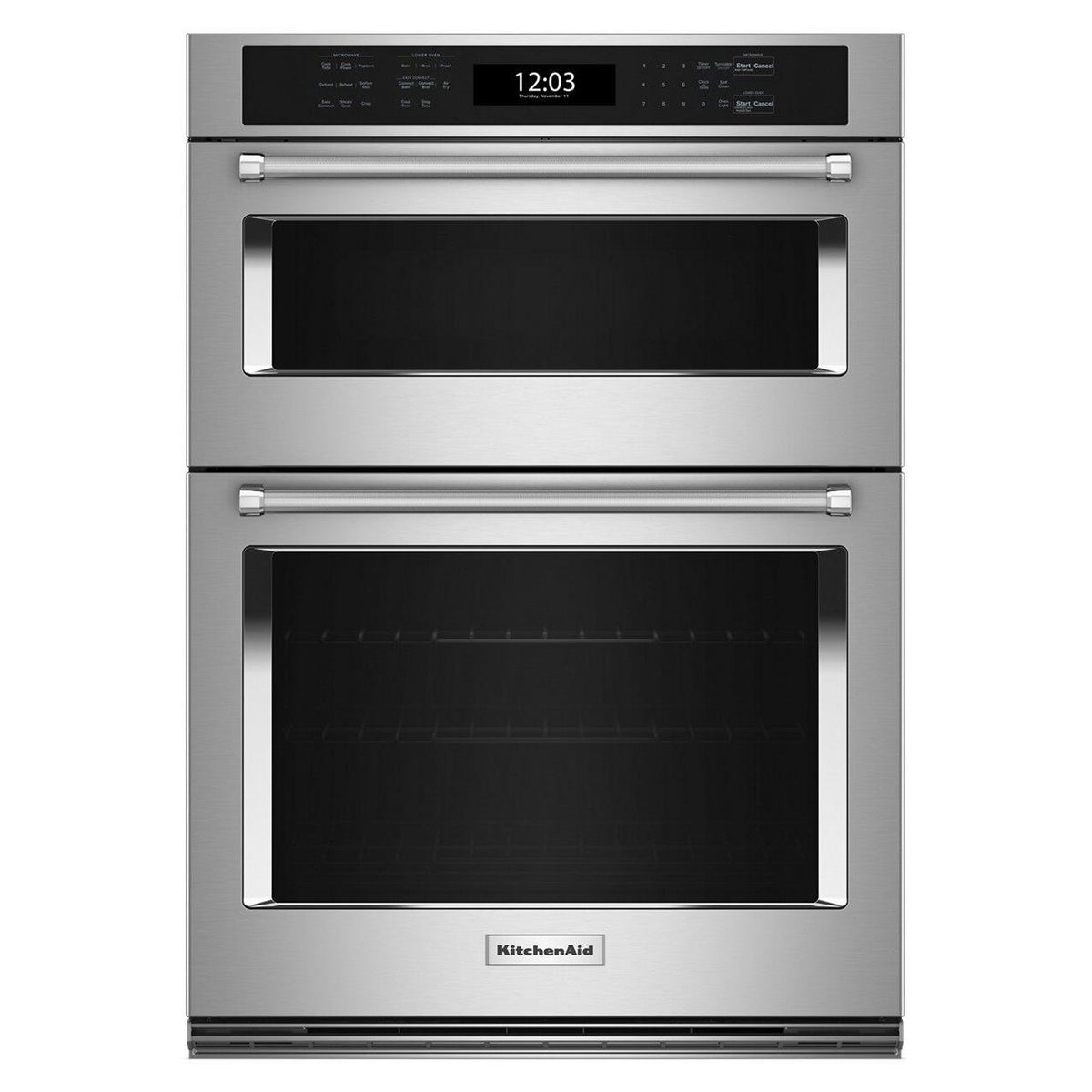 30-inch, 6.4 cu. ft. Built-in Combination Wall Oven with Microwave with Air Fry KOEC530PPS IMAGE 1