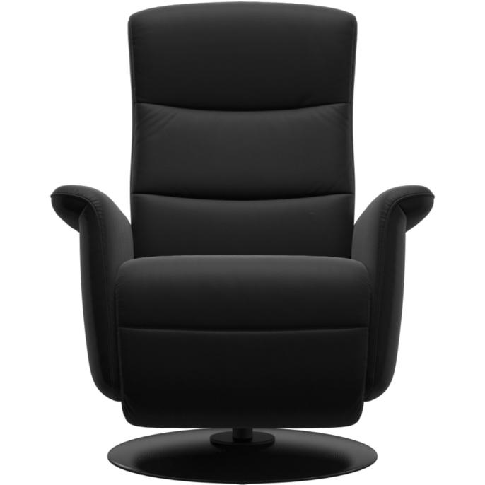 Mike Power Recliner with Swivel Moon Base - Leather IMAGE 1