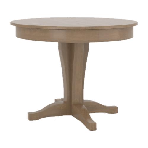 Round Canadel Dining Table with Pedestal Base IMAGE 1
