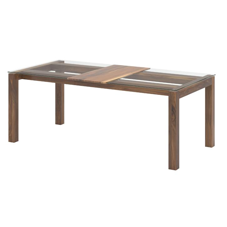 Mia Dining Table with Glass Top IMAGE 1