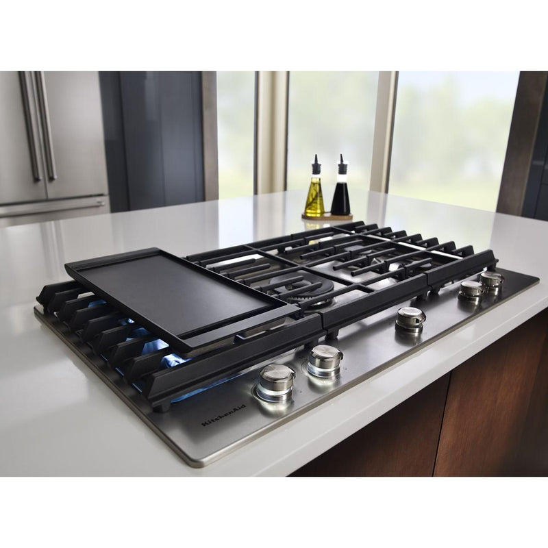 Gas Cooktop With Griddle Kcgs956ess
