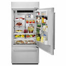 KitchenAid 36-inch, 20.9 cu.ft. Built-in Bottom Freezer Refrigerator with Internal Ice Maker KBBR306ESS IMAGE 2