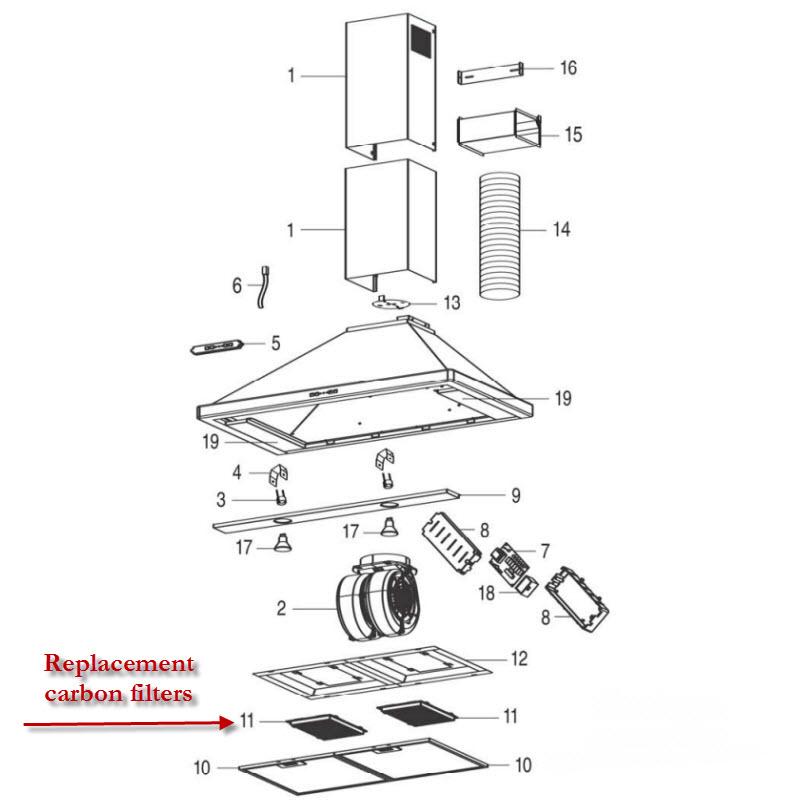 Broan Ventilation Accessories Filters S99010365 IMAGE 1