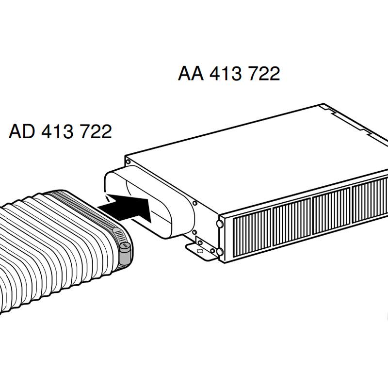 Gaggenau Ventilation Accessories Duct Kits AD413722 IMAGE 1