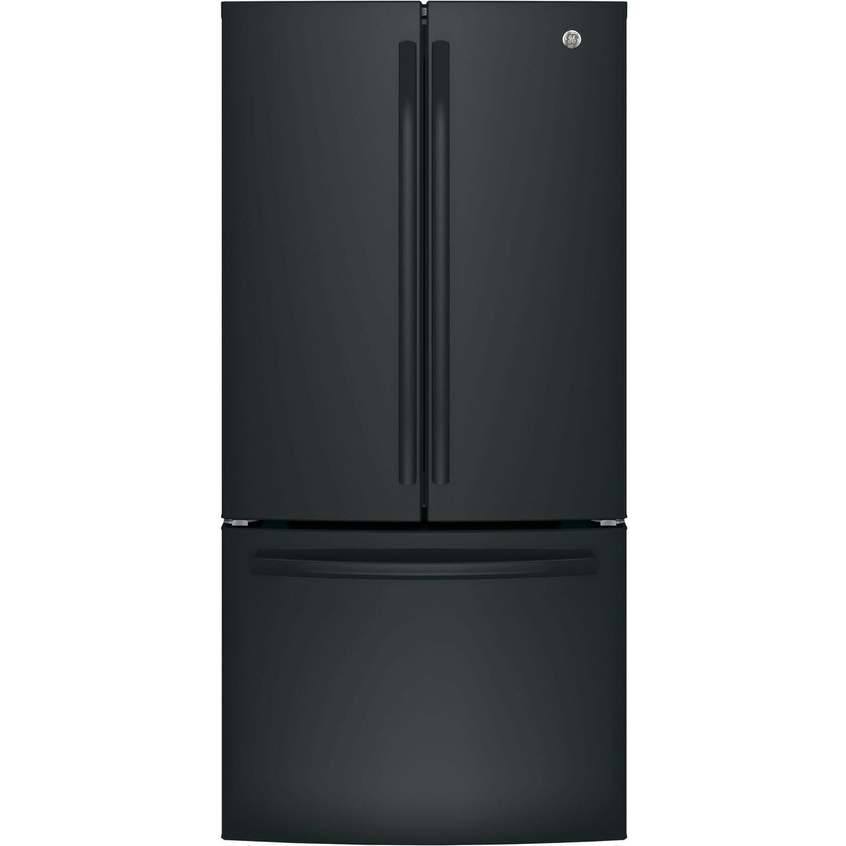33-inch, 18.6 cu. ft. Counter-Depth French-Door Refrigerator GWE19JGLBB IMAGE 1