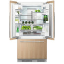 Fisher & Paykel 36-inch, 16.8 cu. ft. French 3-Door Refrigerator with Ice Maker RS36A72J1 N IMAGE 2