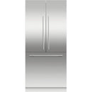 Fisher & Paykel 36-inch, 16.8 cu. ft. Built-in French 3-Door Refrigerator with Ice Maker RS36A80J1 N IMAGE 2
