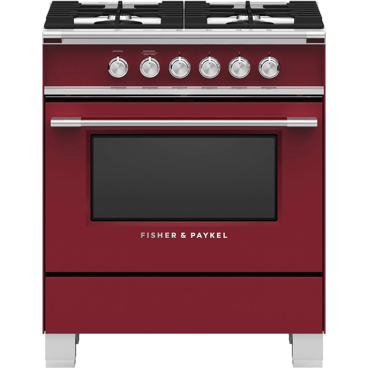 Fisher & Paykel 30-inch Freestanding Gas Range with AeroTech™ Technology OR30SCG4R1 IMAGE 1