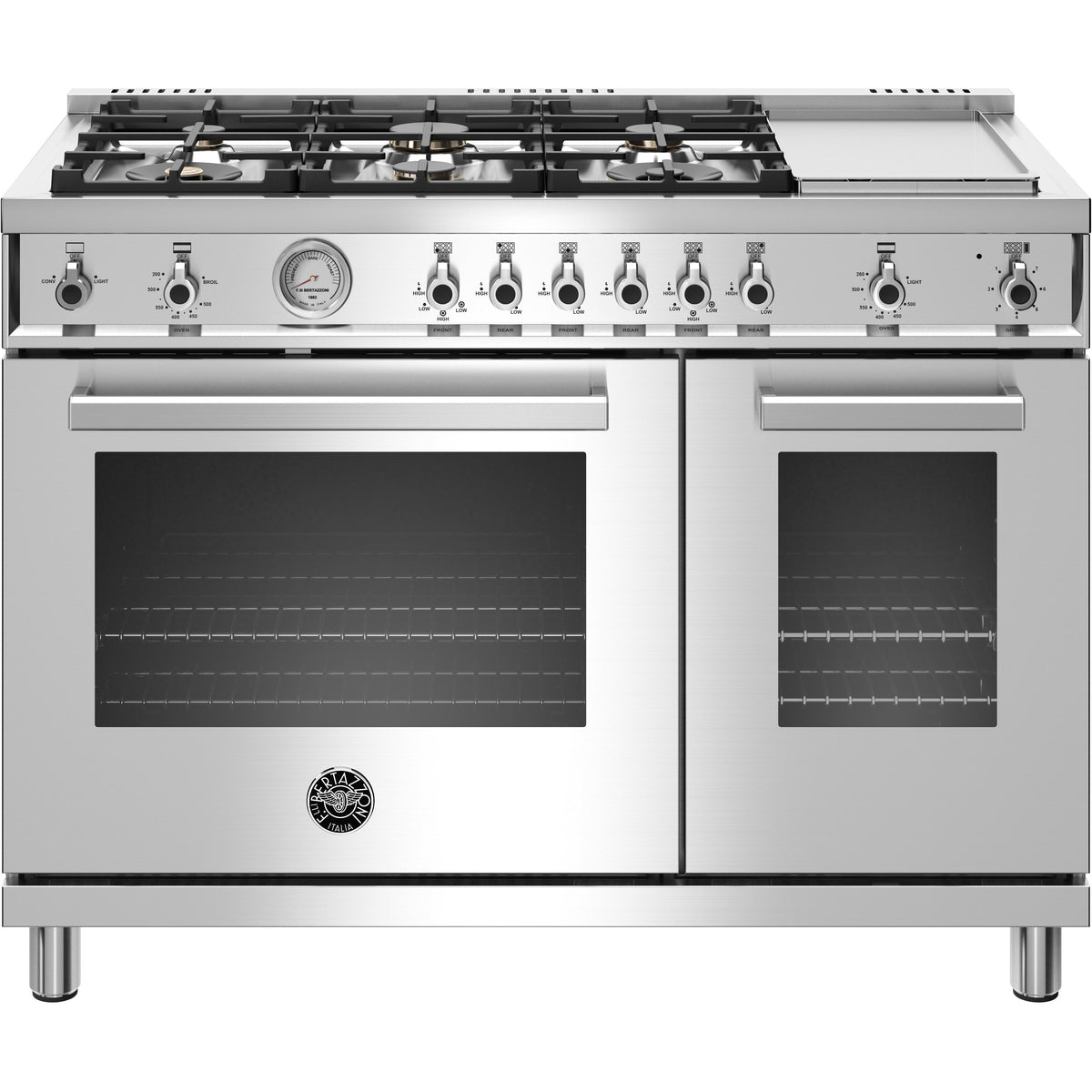 48-inch Freestanding Gas Range with Griddle PROF486GGASXT IMAGE 1