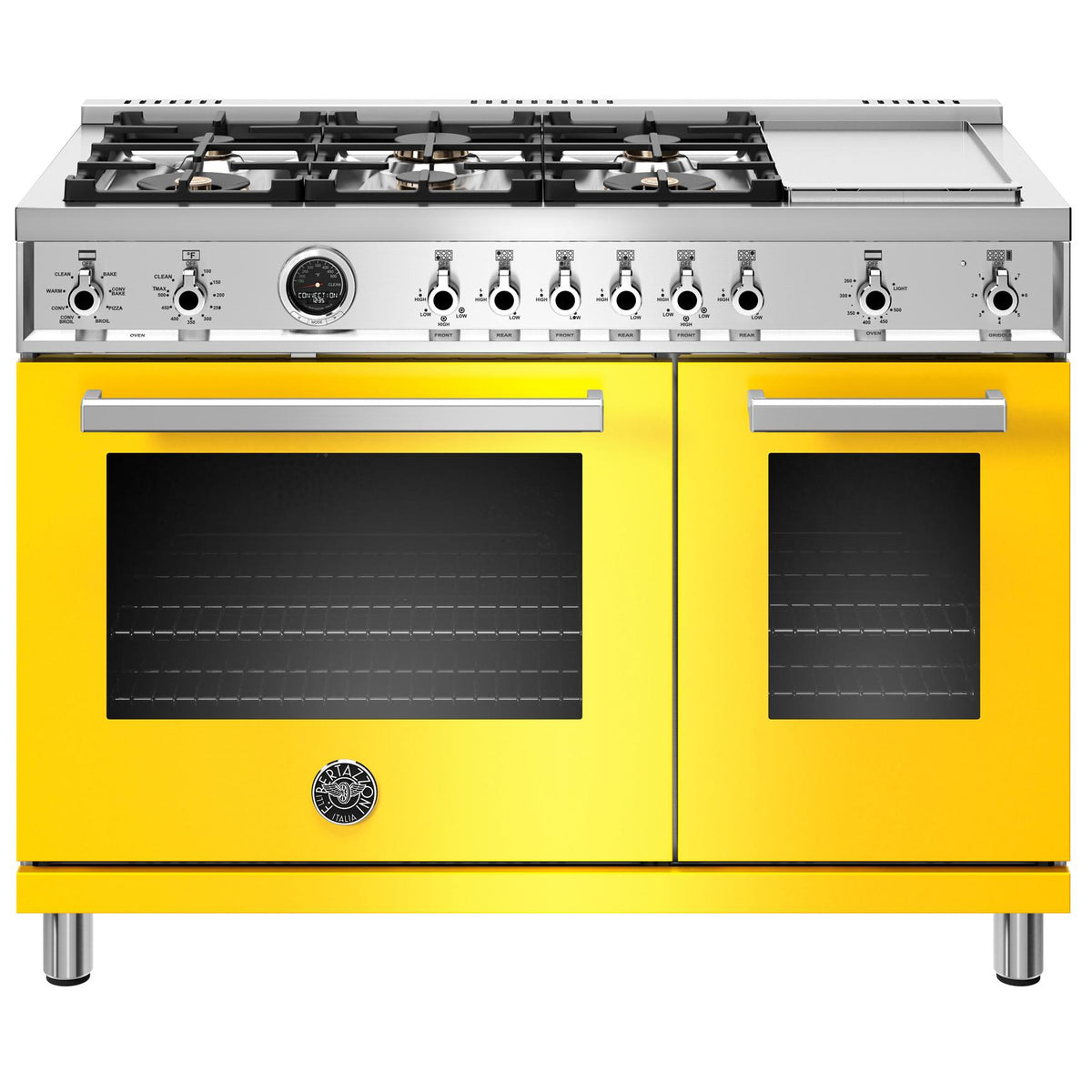 48-inch Freestanding Dual-Fuel Range with Convection PROF486GDFSGIT IMAGE 1