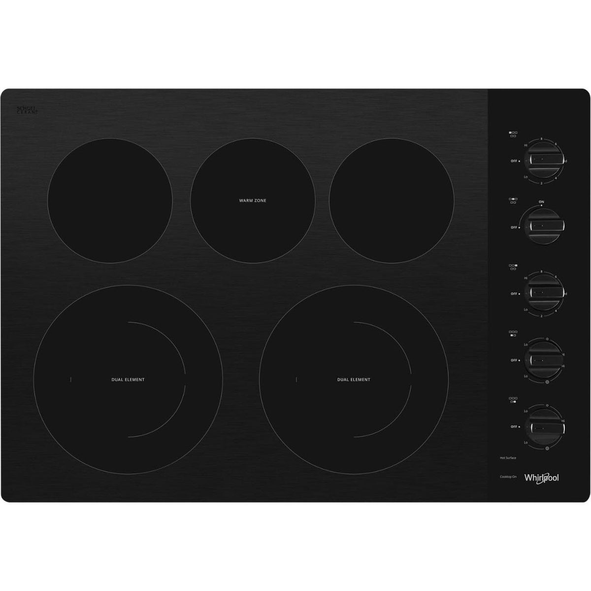 30-inch Built-In Electric Cooktop WCE77US0HB IMAGE 1