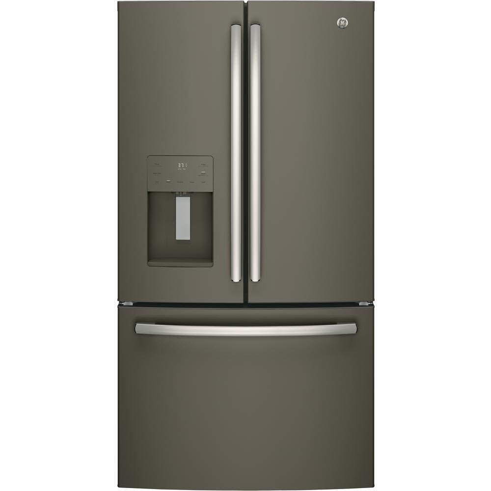 36-inch, 25.6 cu. ft. French 3-Door Refrigerator GFE26JMMES IMAGE 1
