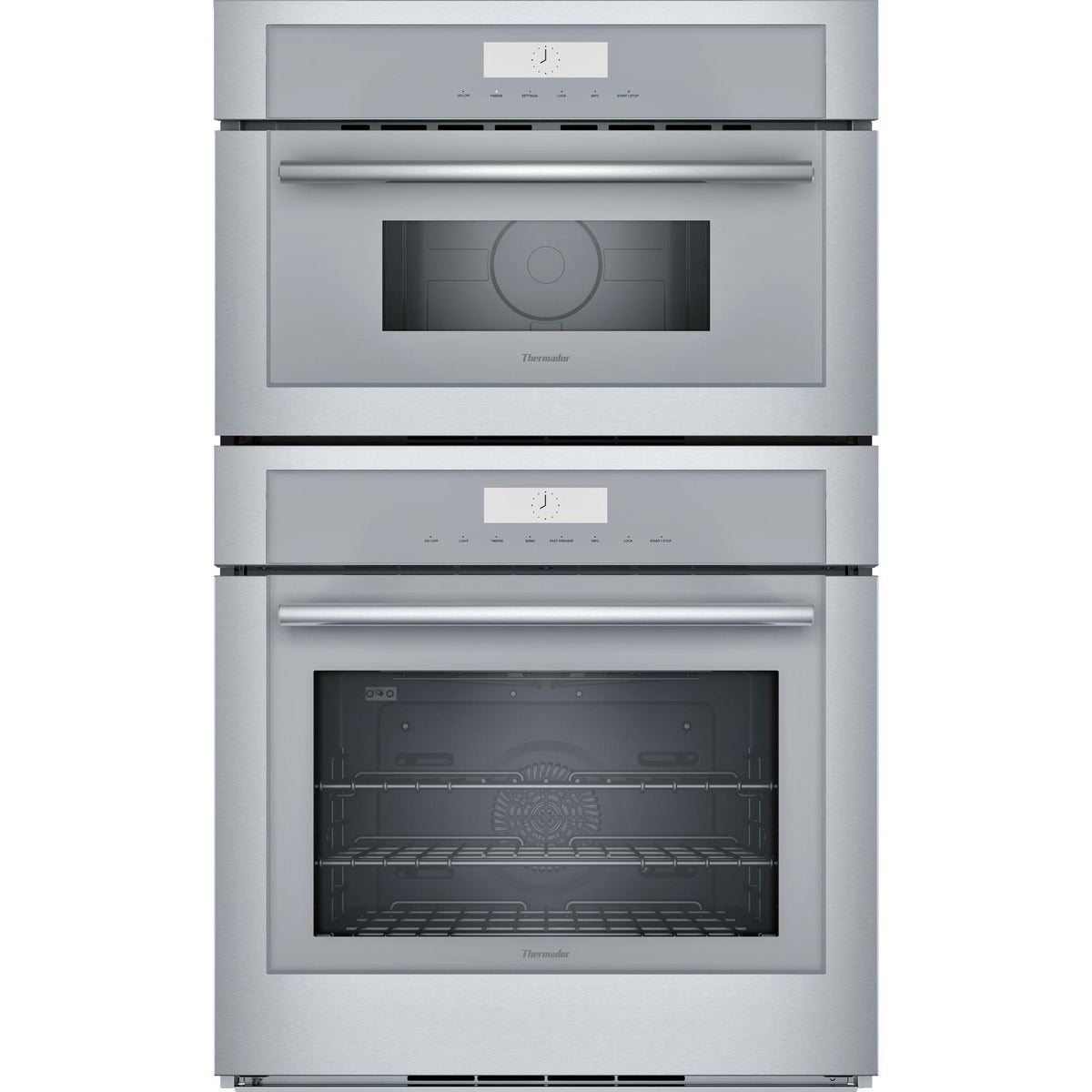 Thermador 30-inch,  6.1 cu.ft. Built-in Combination Wall Oven with Microwave MEM301WS IMAGE 1