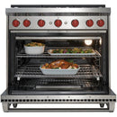 Wolf 36-inch Freestanding Gas Range with Convection GR366-LP IMAGE 4
