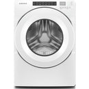 Amana 5.0 cu.ft. Front Loading Washer with Stainless Steel Drum NFW5800HW IMAGE 1