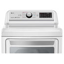 LG 7.3 cu.ft. Electric Dryer with TurboSteam® Technology DLEX7250W IMAGE 3