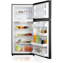 GE 30-inch, 18 cu. ft. Top Freezer Refrigerator with Reversible Door GTE18FTLKBB IMAGE 2