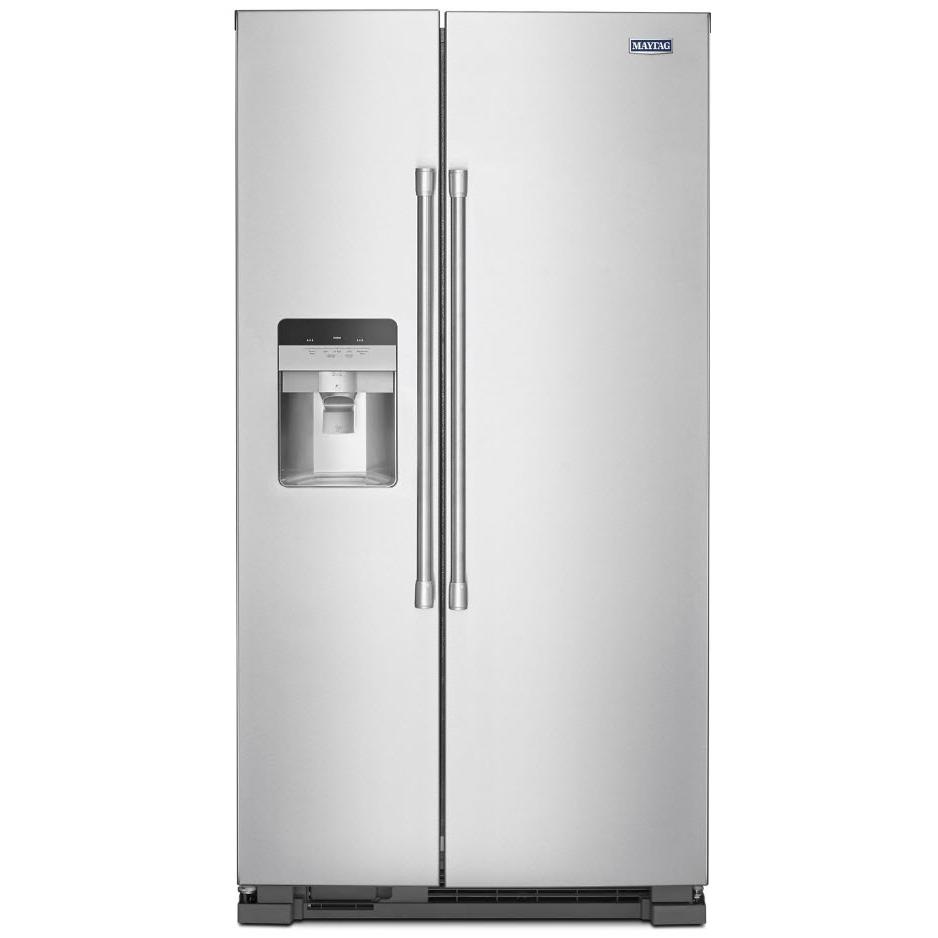 36-inch, 25 cu.ft. Freestanding Side-by-Side Refrigerator with External Water and Ice Dispensing System MSS25C4MGZ IMAGE 1