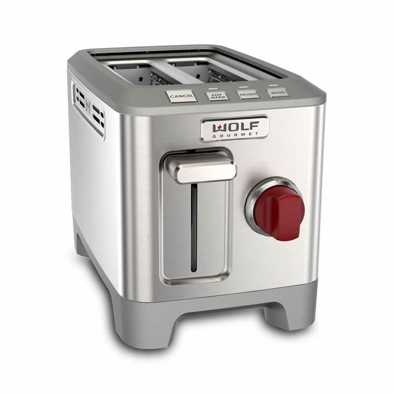 Wolf Gourmet 2-Slice Lever Toaster WGTR102S-C IMAGE 1