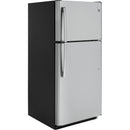 GE 30-inch 18 cu. ft. Top Freezer Refrigerator GTE18FSLKSS IMAGE 2